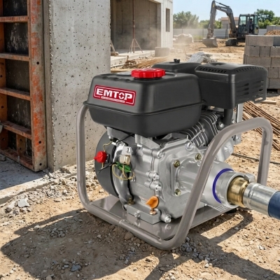 EMTOP EGCV5502  Moteur de Vibrateur &agrave; b&eacute;ton &agrave; essence